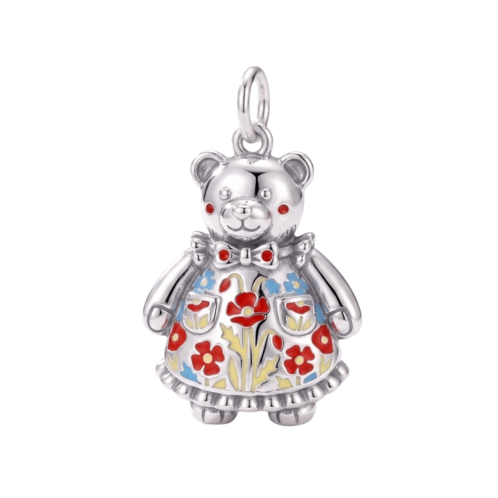 Jewelry Making London - ステンレス製の漫画風ペンダント、ミニチュアの英国テーマジュエリー、ロンドンをテーマにしたエナメル素材のチャーム、DIY用、ギフトに最適。