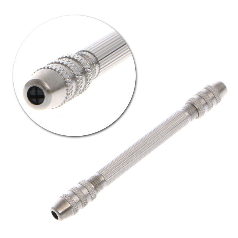Jewelry Making Drill - ダブルエンドピン万力diyハンドドリルピン万力樹脂ドリルツールコレットドリルジュエリー作成ツールdiyヘアピンH8WF