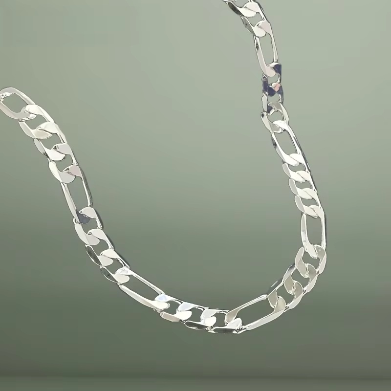 卸売用、メンズ用925スターリングシルバー製ネックレス。2/ - Lobster Clasp Silver のレビューと価格