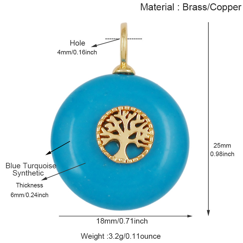 天然石風の合成宝石ペンダント2個入り。ターコイズ、アメジスト - Jewelry Making Gemstones のレビューと価格