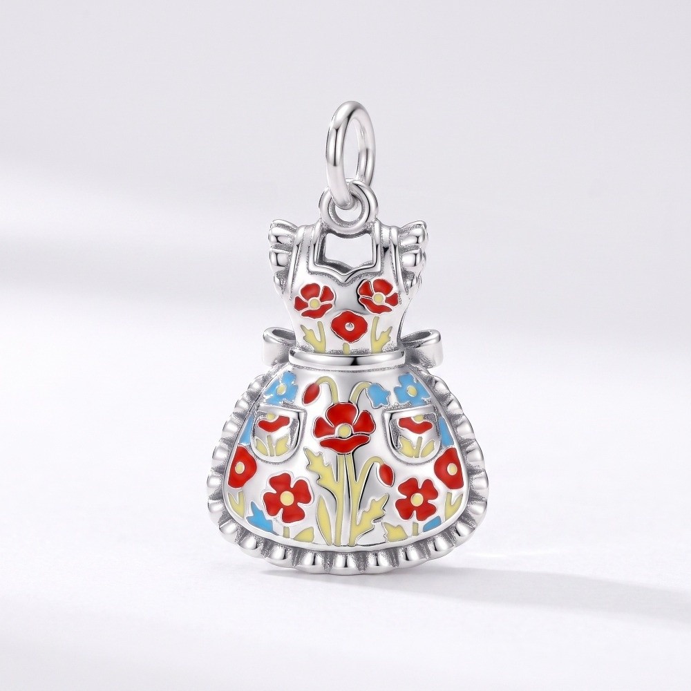 かわいいステンレス製の漫画風ペンダント。ミニチュアの英国テー - Jewelry Making London のレビューと価格