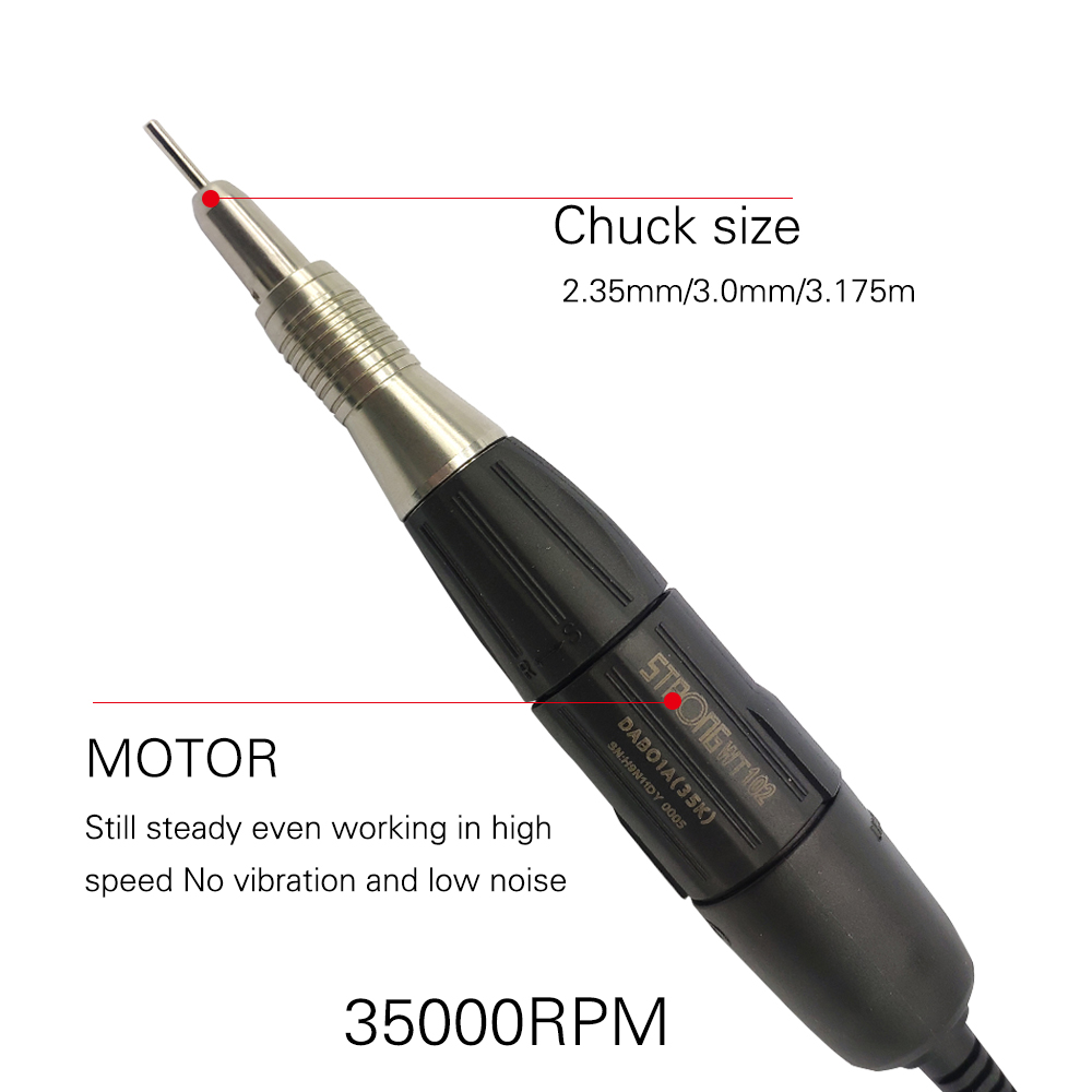 電気マイクロモーター付きネイルドリルハンドル,ハンドブラシ, - Jewelry Making Drill のレビューと価格