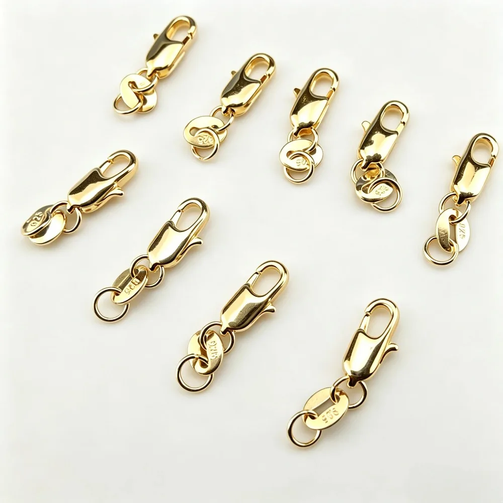 20個入り、銀メッキ仕上げの汎用性の高い基本的な銅製ロブスタ - Lobster Clasp Silver のレビューと価格