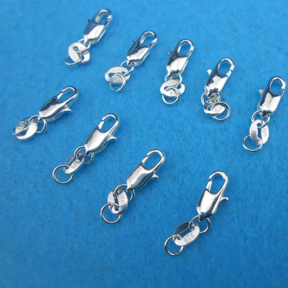 20個入り、銀メッキ仕上げの汎用性の高い基本的な銅製ロブスタ - Lobster Clasp Silver のレビューと価格