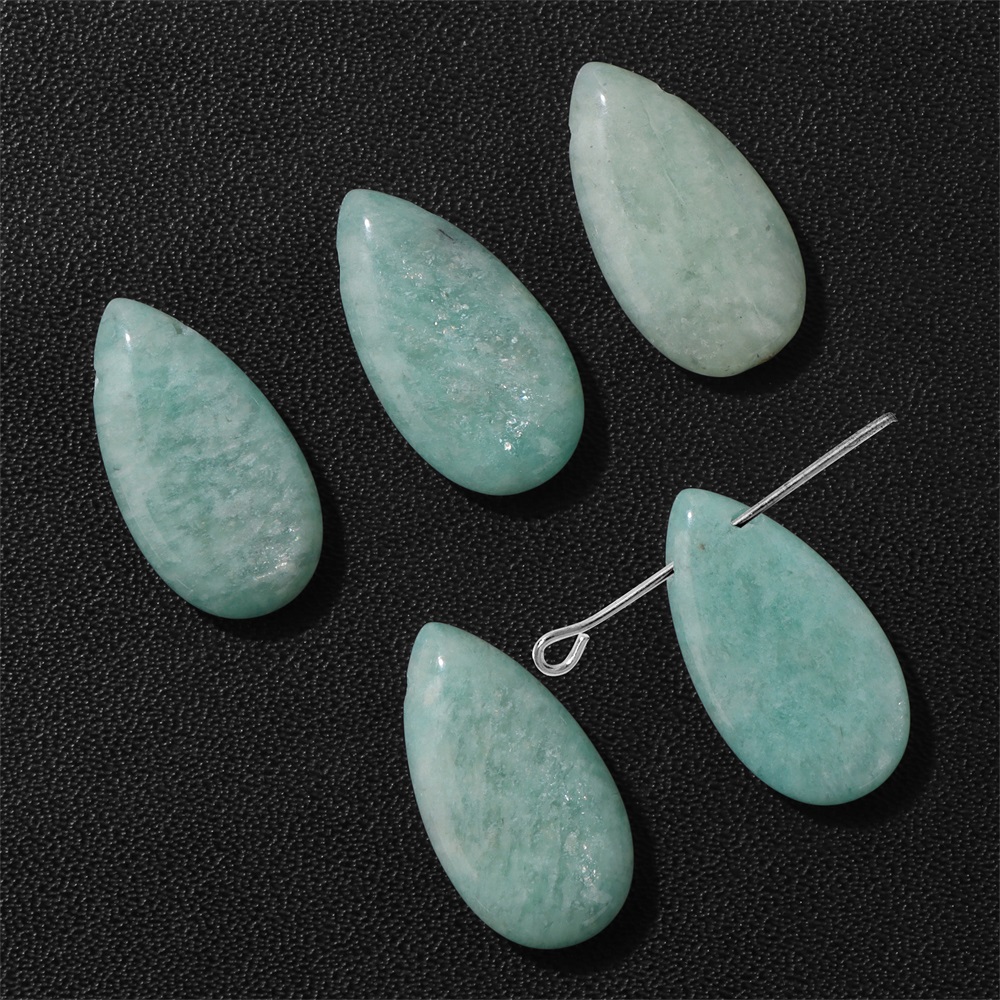 2 個ナチュラルティアドロップストーンペンダント 12 ×  - Jewelry Making Gemstones のレビューと価格