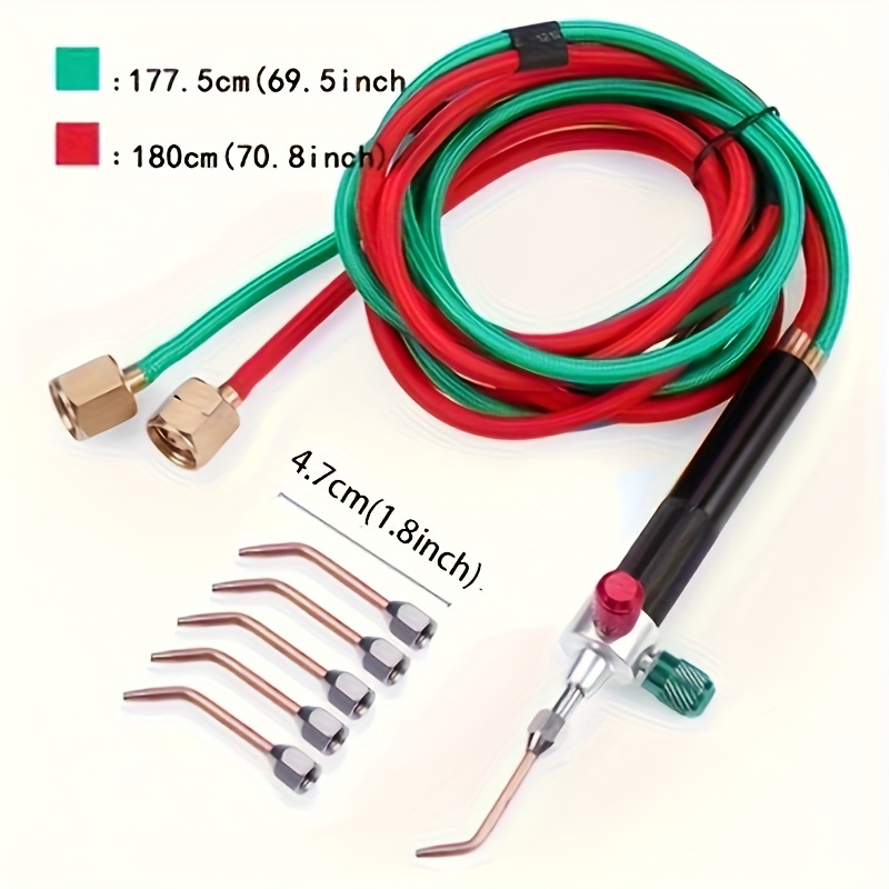 5チップ酸素溶接トーチキット、ジュエリー作成用、高温火炎ガン - Jewelry Making Torch のレビューと価格